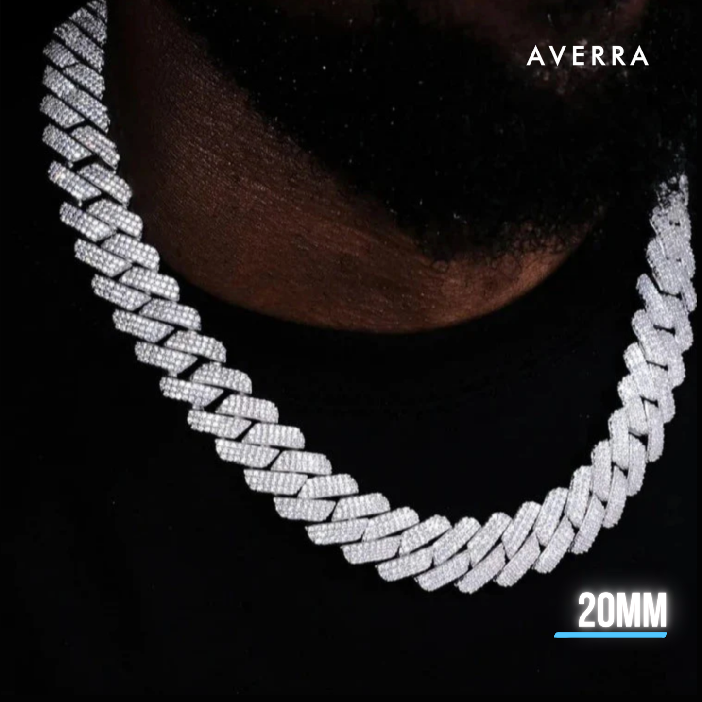 Moissanite Cuban Link Chain 14K Gold (All Sizes)